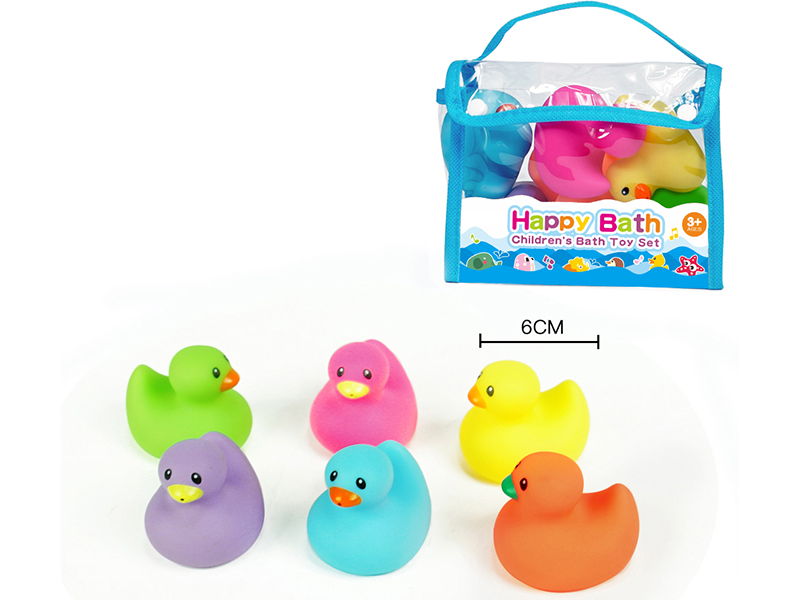 Water Spray Ducks Bath Toys(Environmental)6pcs