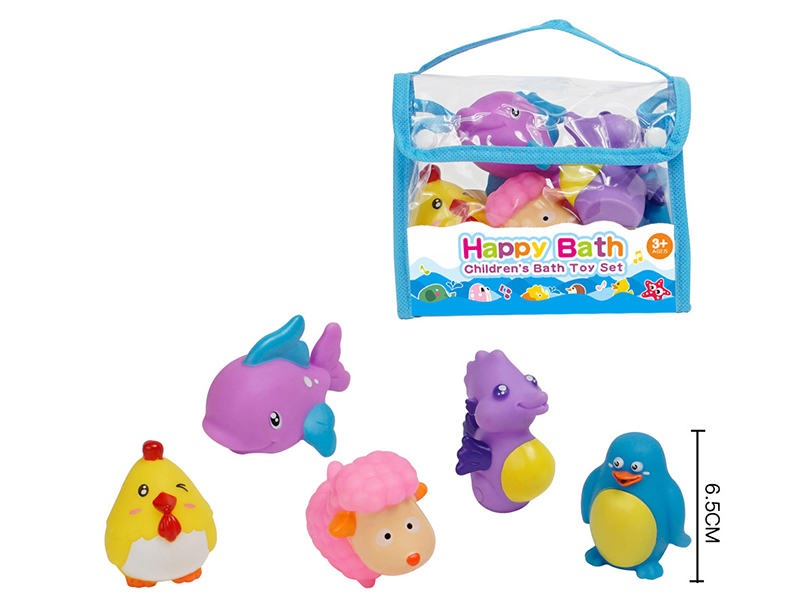 Water Spray Animals Bath Toys(Environmental)5pcs