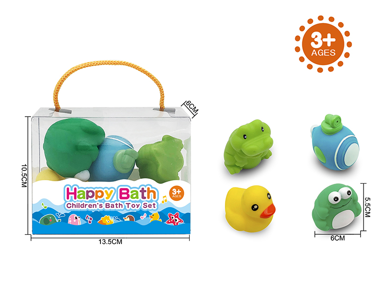 Water Spray Animals Bath Toys(Environmental)4pcs