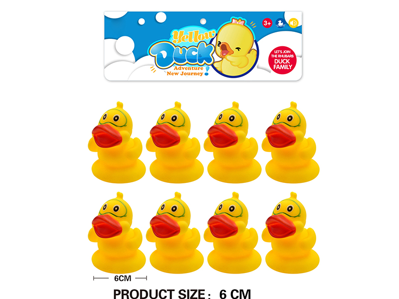 6cm Bath Ducks 8pcs