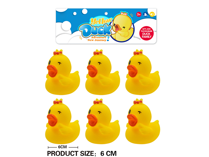 6cm Bath Ducks 6pcs