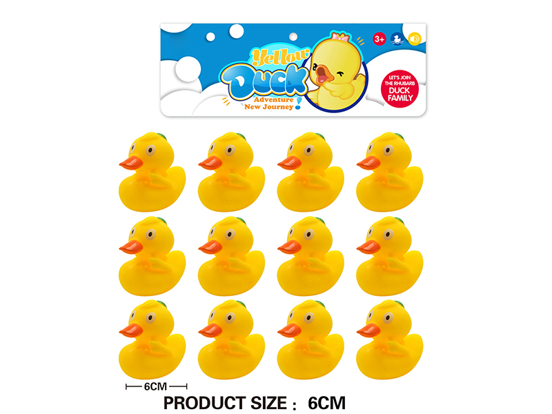 6cm Bath Ducks 12pcs