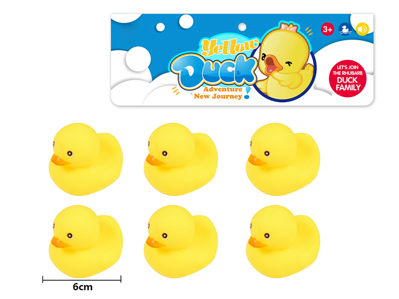6cm Bath Ducks 6pcs