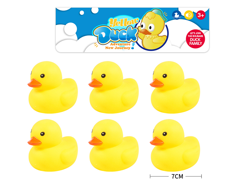 7cm Bath Ducks 6pcs