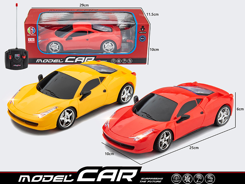 4-Channel Remote Control Ferrari Car With Headlights(Not Included Batteries)