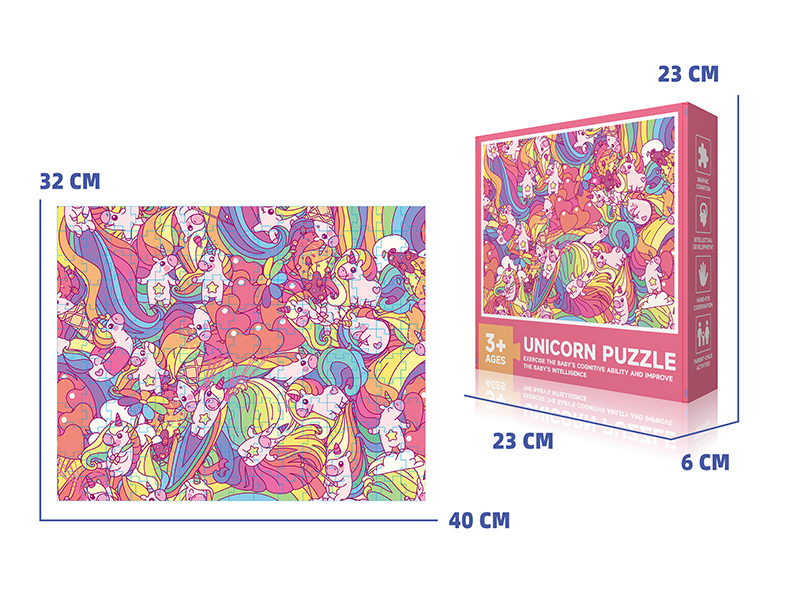 Unicorn Puzzle 108pcs
