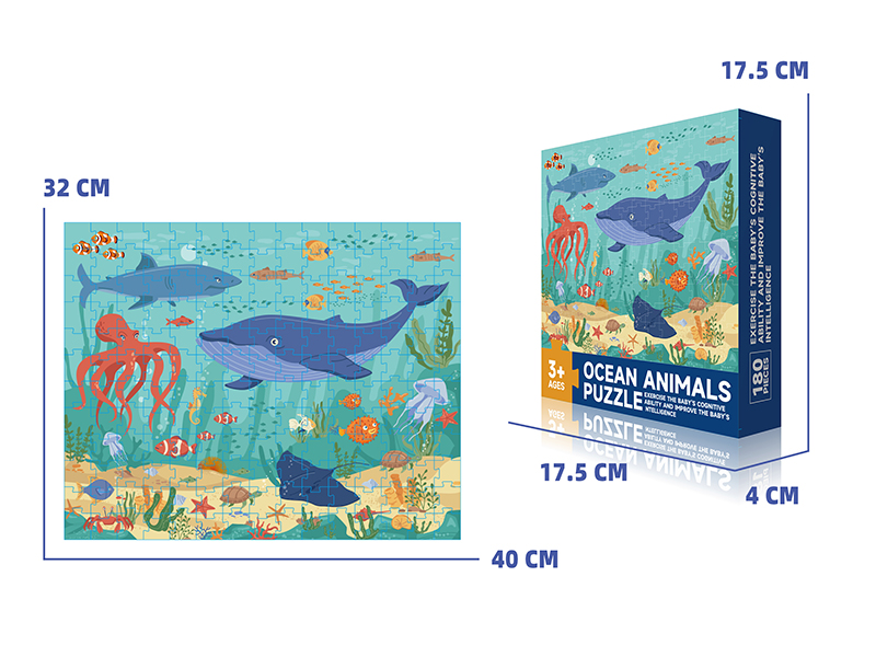 Ocean Animals Puzzle 108pcs