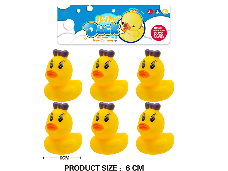 Bath Toys 6cm Duck 6pcs