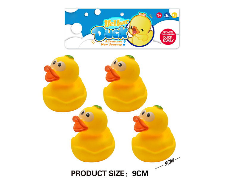 Children's Bath Toy 9cm Duck 4pcs
