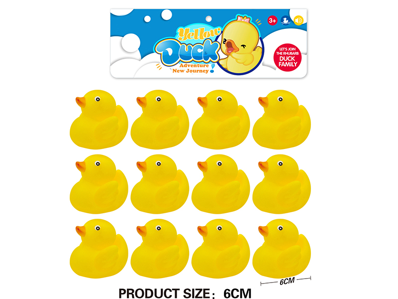 6cm Bath Ducks 12pcs