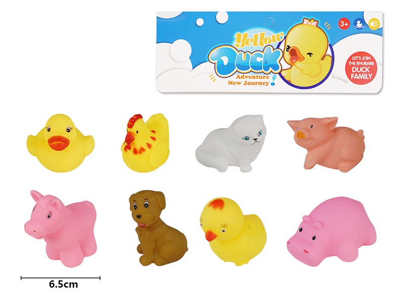 Children's Bath Toy Animals Set 8pcs