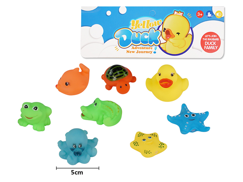 Children's Bath Toy Animals Set 8pcs