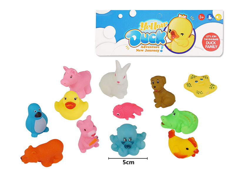 Children's Bath Toy Animals Set 12pcs
