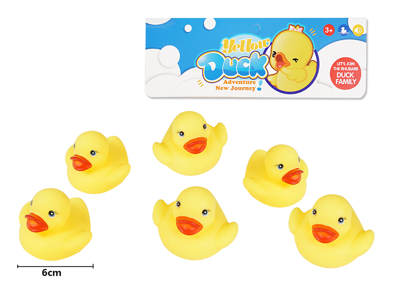 Medium Bath Ducks 6pcs