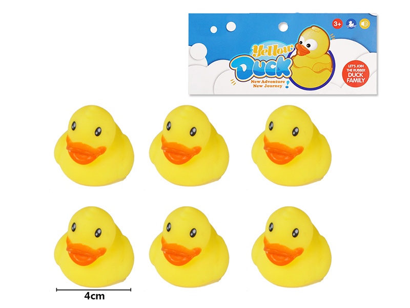 4cm Bath Ducks 6pcs