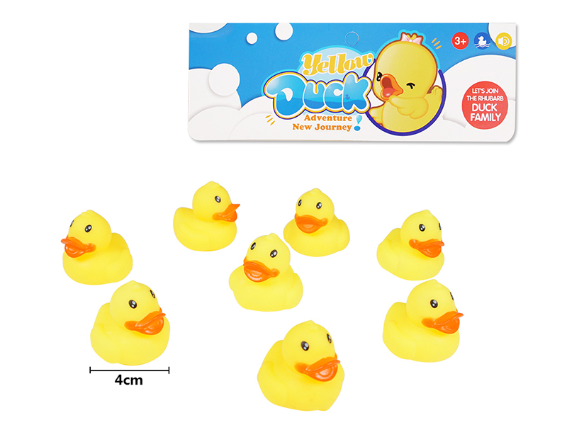 4cm Bath Ducks 8pcs