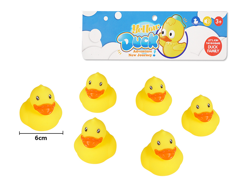 6cm Bath Ducks 6pcs