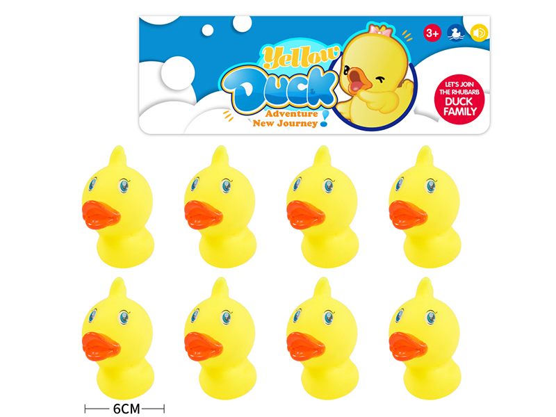 Bath Toy 6cm Bighead Ducks 8pcs