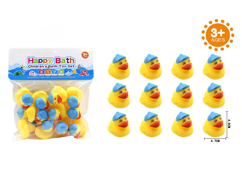 Environmental Children's Bath Toy 5CM Ducks 12pcs
