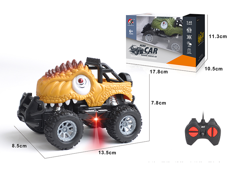 1:43 R/C Tyrannosaurus Rex Off-Road Vehicle