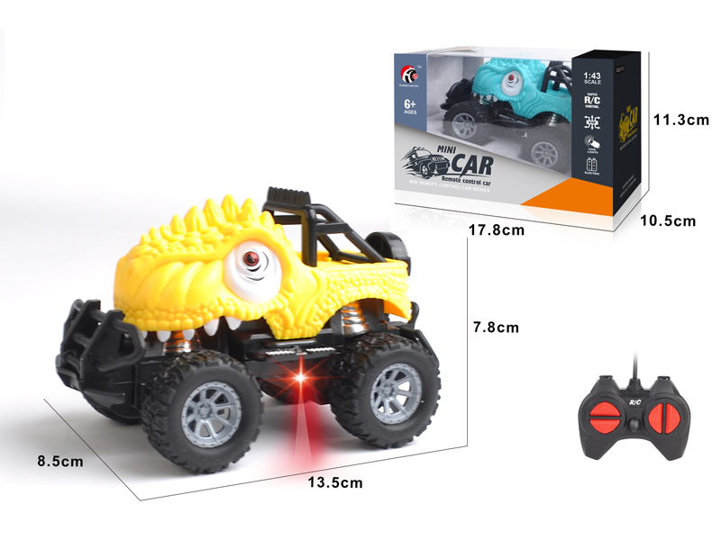 1:43 R/C Tyrannosaurus Rex Off-Road Vehicle