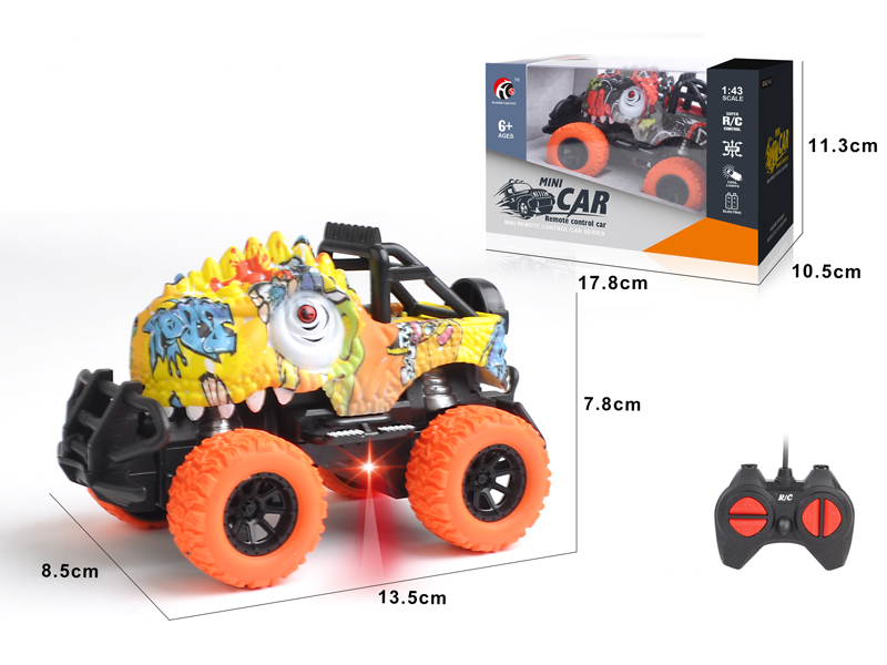 1:43 R/C Tyrannosaurus Rex Off-Road Vehicle