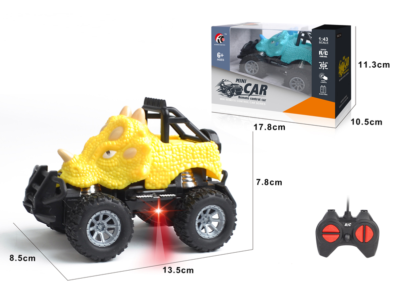 1:43  R/C Horned Dinosaur Off-Road Vehicle