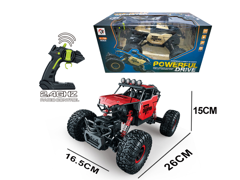 1:16  2.4G R/C Aluminum Alloy Climbing Car