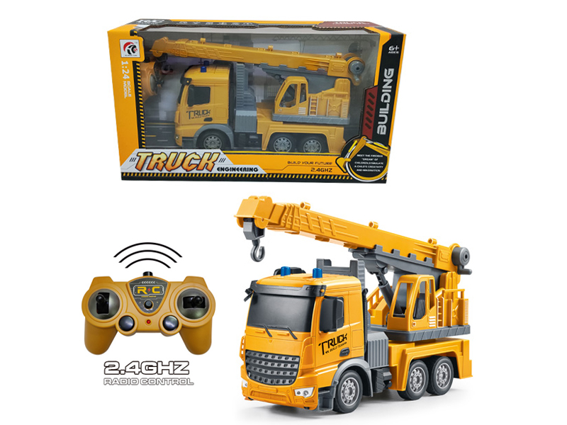 1:24 6CH R/C Crane Construction Vehicle