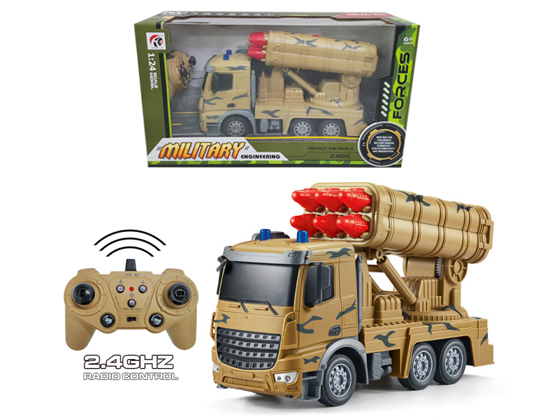 1:24 10CH R/C Six Gun Military Vehicle