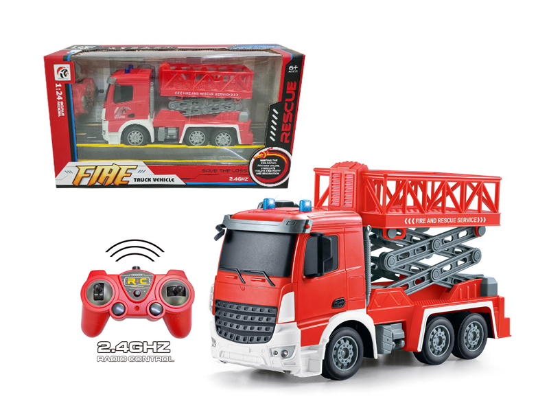 1:24 6CH R/C Elevating Fire Truck