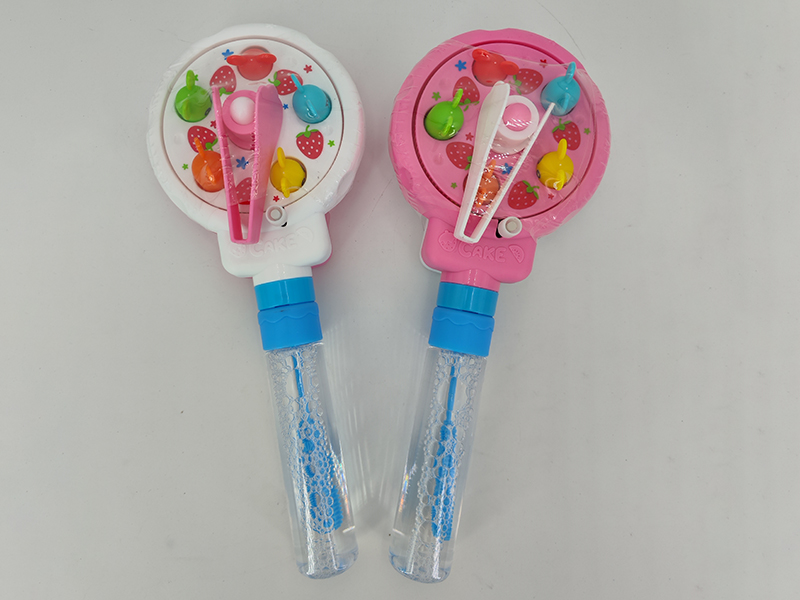 Clip Mouse Cake Toy & Bubble Sticks 12PCS