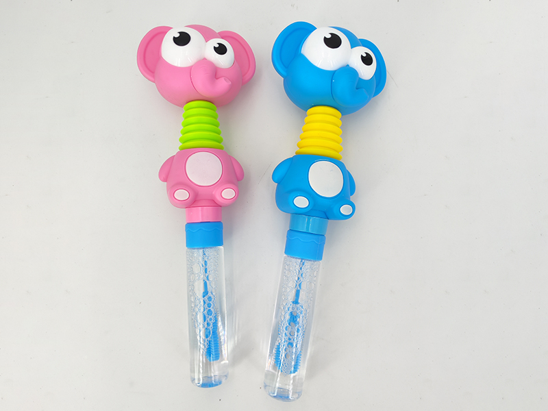 Elephant Shake Whistle Toys & Bubble Sticks 12PCS