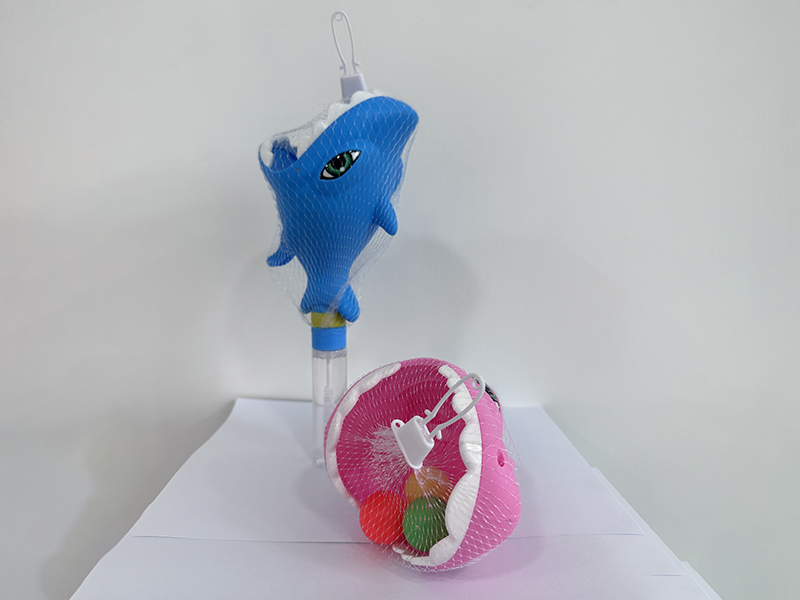 Shark Catch Ball & Bubble Sticks 9PCS