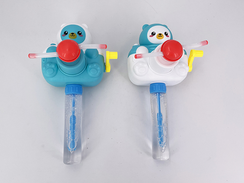 Hand-Cranked Astronaut Camera Light Sticks & Bubble Sticks 12PCS