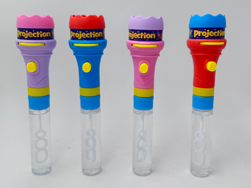Flashlight & Bubble Sticks 12PCS