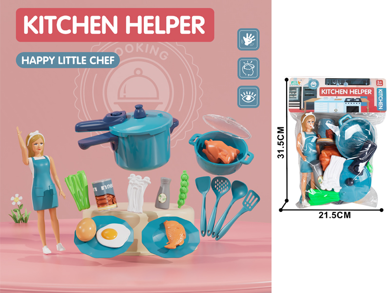 Kitchen Pressure Cooker With Soup Pot Set