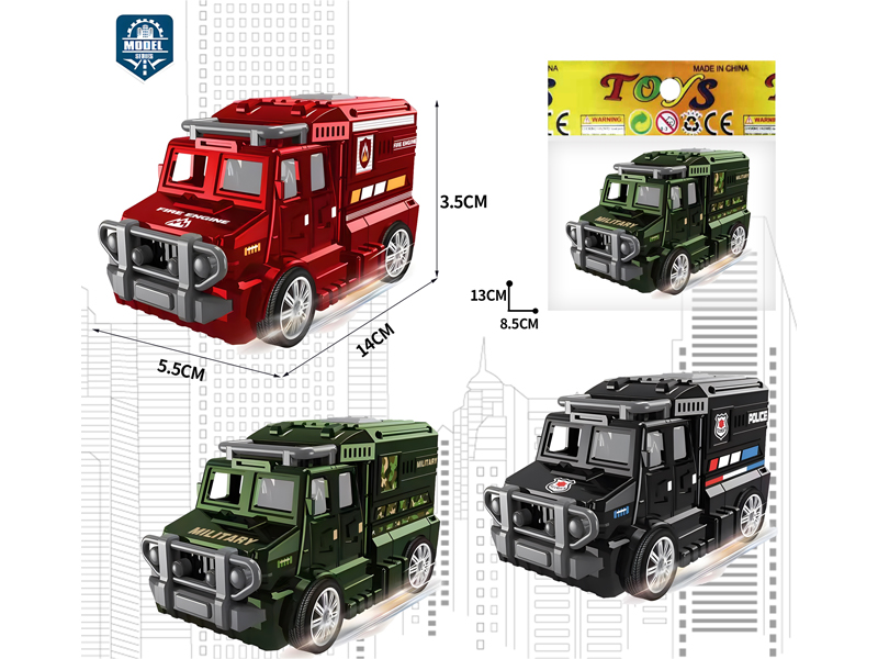 Friction Special Police Truck