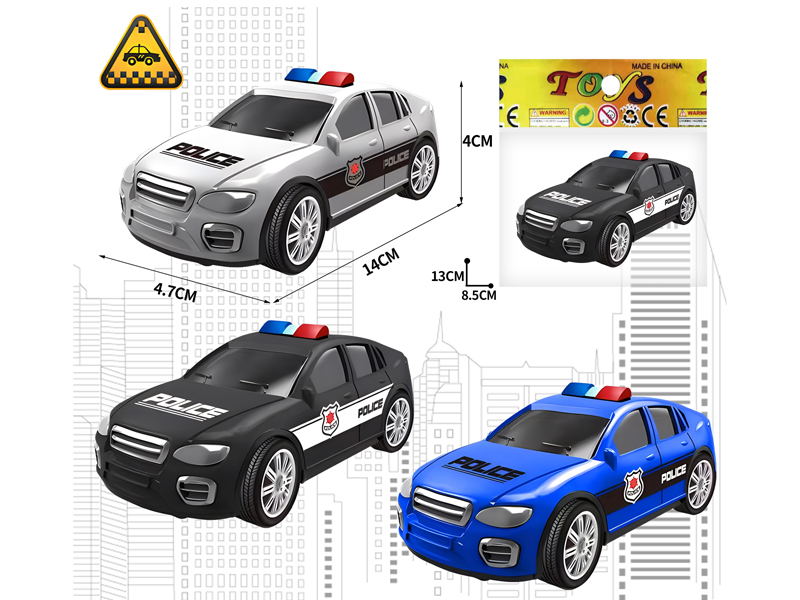 Friction Police Car