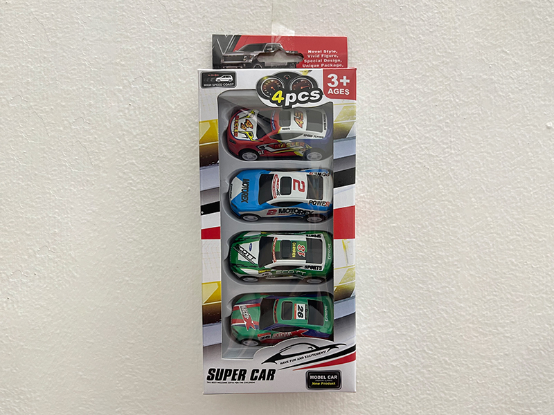 Alloy Pull Back Car 4PCS