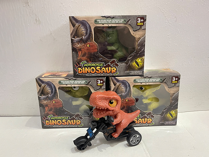 Friction Dinosaur Motorcycle