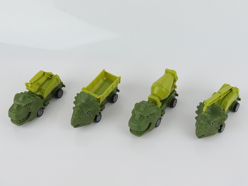 Pull Back Dinosaur Engineering Vehicle