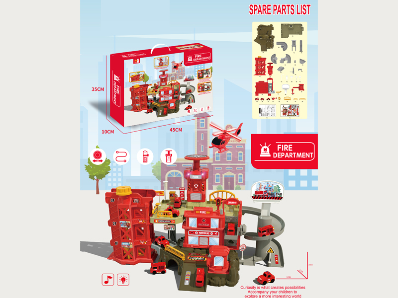 Fire Protection Base Challenge Game Toys