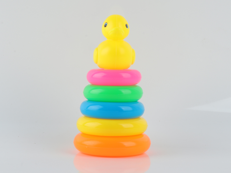 Large Five-Layer Duck Stacking Rings Toys
