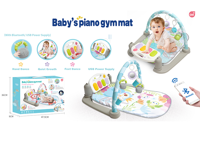 Baby Pedal Piano Fitness Blanket(With Bluetooth,USB)