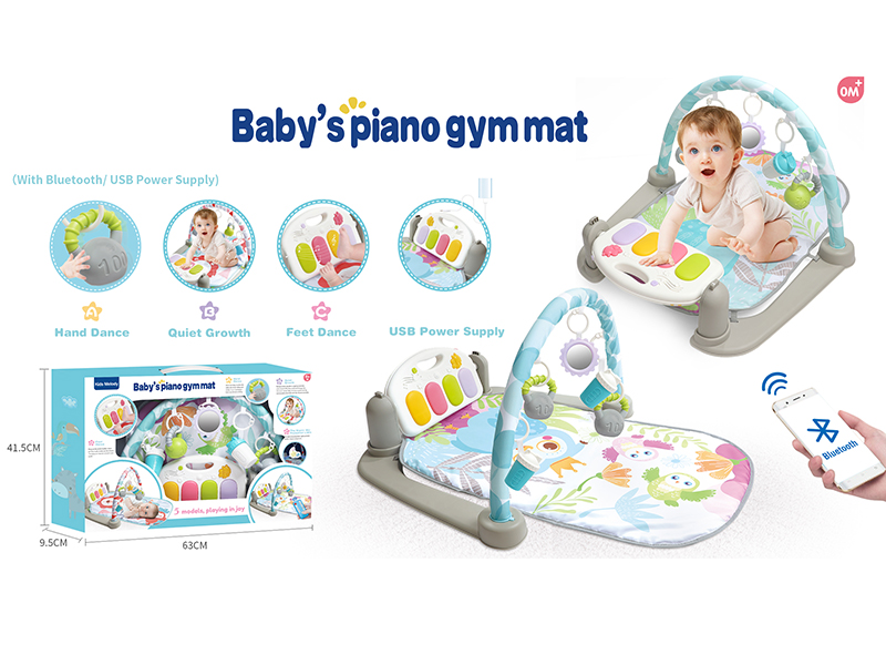 Baby Pedal Piano Fitness Blanket(With Bluetooth,USB)