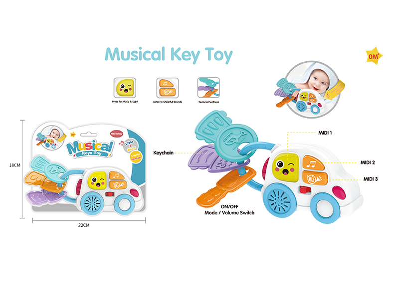 Car Key Toy(Light & Music)