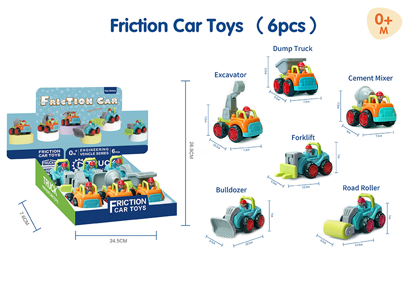 Friction Engineering Trucks 6pcs