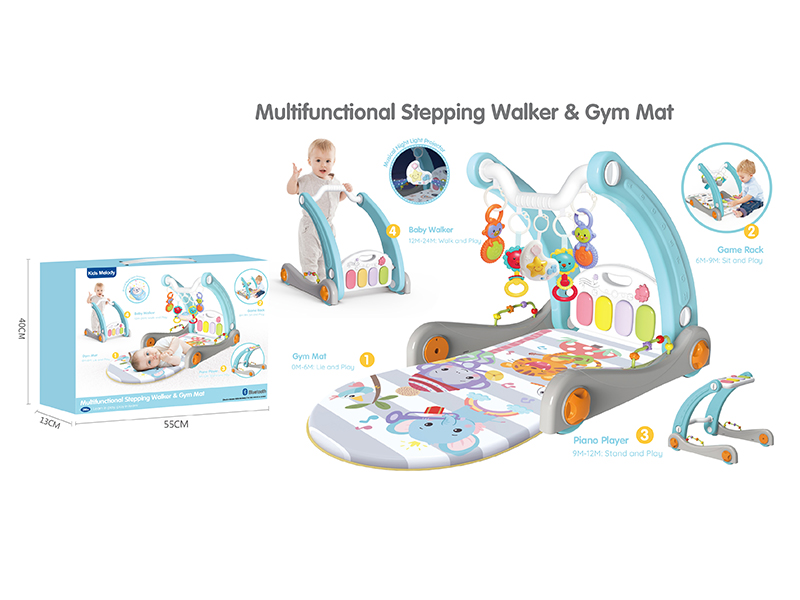 Multifunctional Walker & Gym Mat(Remote Control Projection)