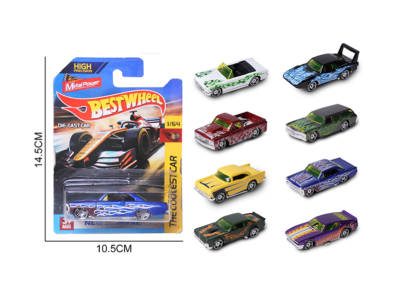 1:64 Slide Alloy Car(Muscle Car)